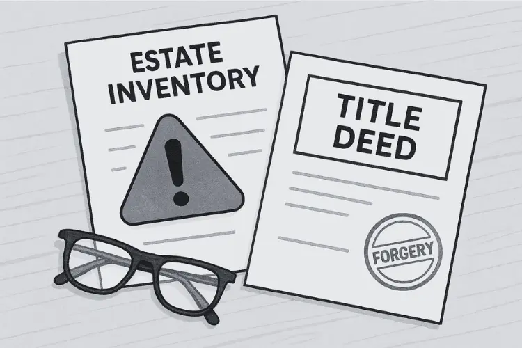 Image of a lawsuit to cancel a land title deed in a case of inheritance fraud